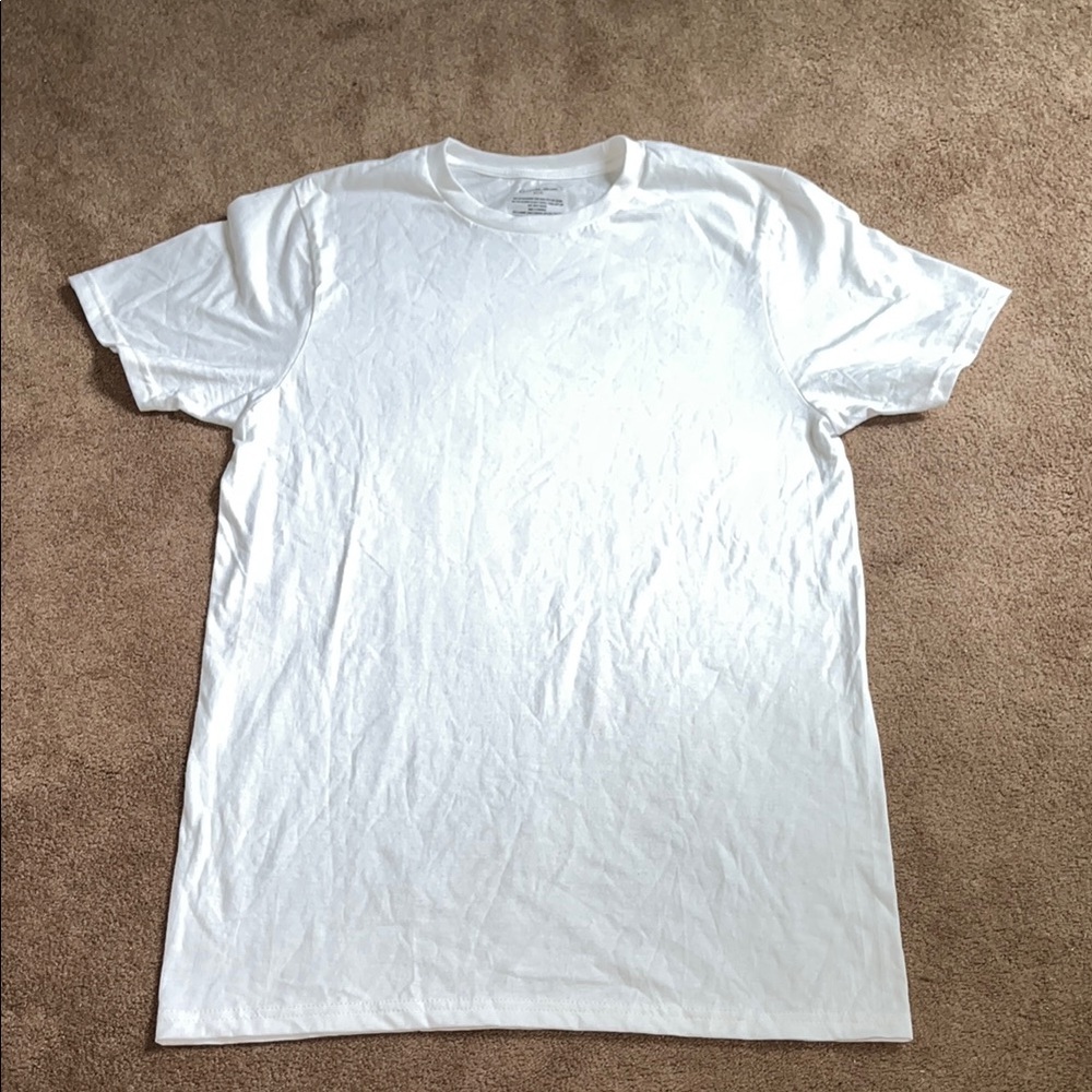 Goodfellow & Co White Crew Neck Short Sleeve Tee Sz S. NWOT